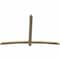 Ekena Millwork Bellingham Rough Sawn Timber Gable Bracket, Douglas Fir, 84"W x 56"H x 2"D x 4"F, 16/12 Pitch GBW084X56X0204BEL00RDF - alternate 5